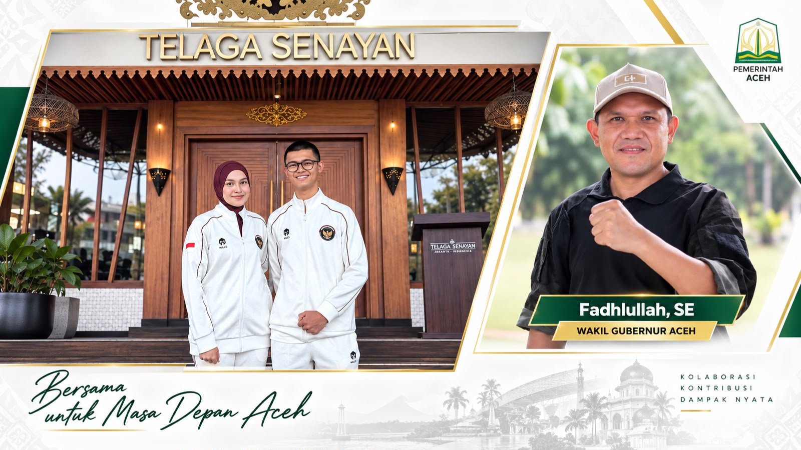 Menuju Asian Games 2026, Wagub Aceh Beri Dukungan untuk Dua Atlet Menembak
