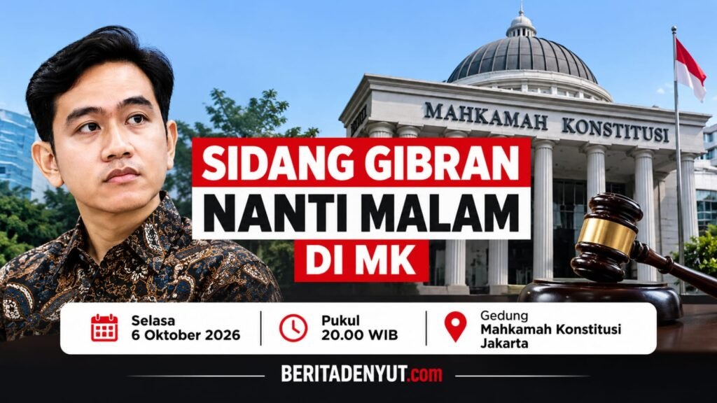 Malam Ini MK Tentukan Nasib Gugatan Syarat Pendidikan Gibran