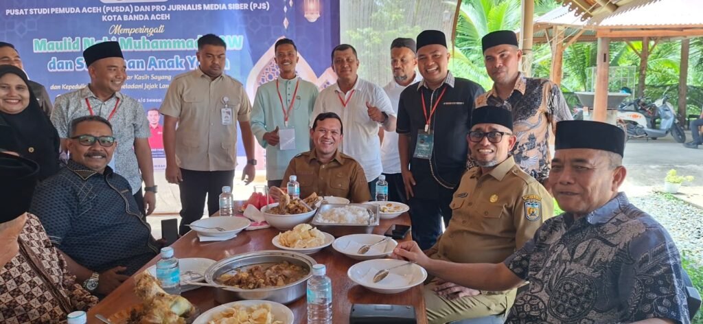 Maulid Nabi dan Santunan Anak Yatim, Wagub Aceh hingga Ketua Dek Fad Center Perkuat Silaturahmi