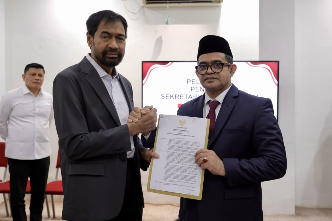 Taufik Ditunjuk sebagai Pj Sekda Aceh, Pelantikan Berlangsung di Medan