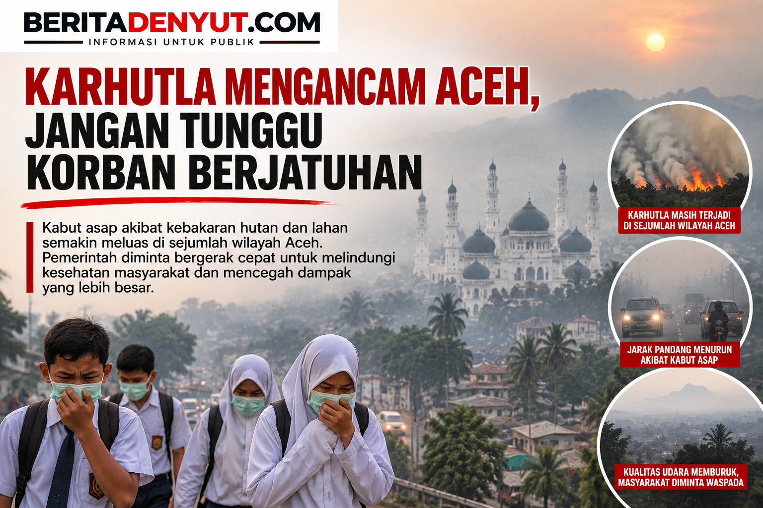 Karhutla Mengancam Aceh, Jangan Tunggu Korban Berjatuhan